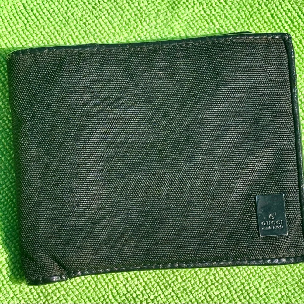 GUCCI black nylon wallet - Picture 15 of 16